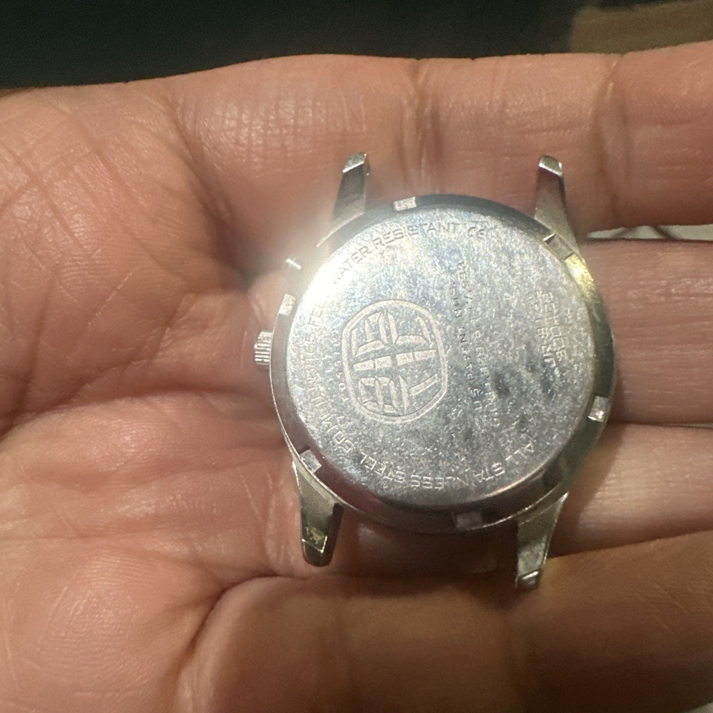 Working Vtg Fossil Big Tic Women 32mm Quartz Watch New Batteries Runs Rare - Picture 4 of 9
